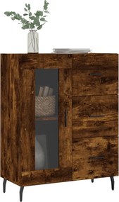 vidaXL Ντουλάπι Καπνιστή Δρυς 69,5 x 34 x 90 εκ. Επεξεργασμένο Ξύλο