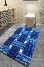Acrylic Bathmat Piazza - Blue (70 x 120) Multicolor