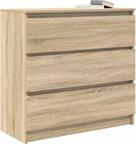 vidaXL Ντουλάπι Sonoma δρυς 80x35x76 εκ. Επεξεργασμένο Ξύλο