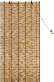 vidaXL Ρόλερ (στόρι) Καφέ 80 x 160 cm Καλάμι