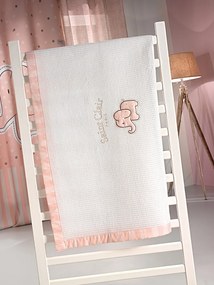 ΚΟΥΒΕΡΤΑ ΠΙΚΕ BEBE AFRICA PINK ΠΙΚΕ 110X150 - Saint Clair