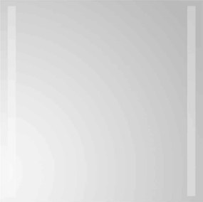 vidaXL Καθρέφτης Μπάνιου με LED 50x50 εκ.