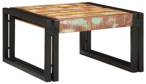 vidaXL Ράφι μπάνιου με ράφι 60 x 50 x 23 εκ Στερεό ξύλο μάγκο, σίδηρος