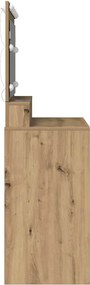 vidaXL Τραπέζι περιποίησης Artisan Oak 100 x 41 x 135 εκ.
