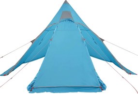 vidaXL Σκηνή Κάμπινγκ Tipi 5 Ατόμων Αδιάβροχη Μπλε