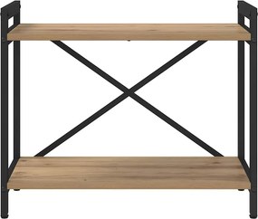 vidaXL Ράφι Βιβλίων 60 x 30 x 50 εκ. Επεξεργασμένο ξύλο Artisan Oak