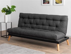 3-Seat Sofa-Bed Saki - Dark Grey Dark Grey