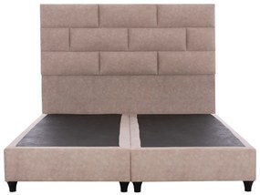 ΚΡΕΒΑΤΙ SOLEDAD ΜΠΕΖ HM644.22  ΓΙΑ ΣΤΡΩΜΑ 150x200 εκ.