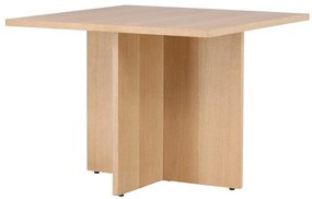 Τραπέζι Dallas 3747, Δρυς, 75x100x100cm, Φυσικό ξύλο καπλαμά, Ινοσανίδες μέσης πυκνότητας | Epipla1.gr