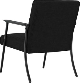 vidaXL Πολυθρόνα Μαύρο 59 x 75 x 78 εκ ύφασμα