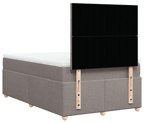 ΚΡΕΒΑΤΙ BOXSPRING ΜΕ ΣΤΡΩΜΑ TAUPE 120X200 ΕΚ. ΥΦΑΣΜΑΤΙΝΟ 3291251