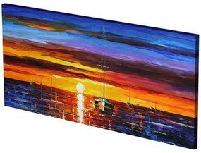 Πίνακας Σε Καμβά LH73 115x55cm Multi Horizontal Καμβάς