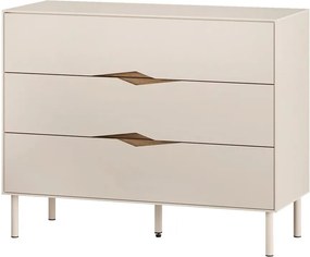 Συρταριέρα Marquise Megapap χρώμα sandstone 98x40x78,5εκ.