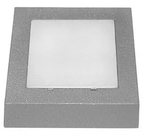 Adeleq Led Φωτιστικό Αλουμινίου Επίτοιχο Τετράγωνο 0.6W Μπλε Γκρι 3-973464