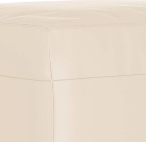 vidaXL Υποπόδιο Μπεζ 70 x 55 x 41 εκ. από Ύφασμα Μικροϊνών