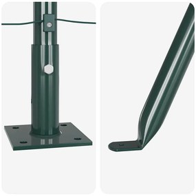 vidaXL Στύλος Περιφράξεων 26 pcs Ασημί 3.2 x 3.2 x 140 εκ Ατσάλι