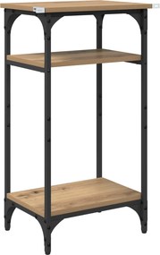 vidaXL Τραπεζάκι Πλευράς Artisan Oak 40 x 30 x 75 cm