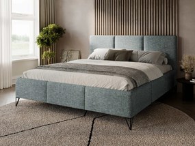 Επενδυμένο κρεβάτι Loren-Gkri-160 x 200
