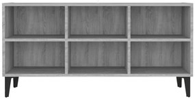 vidaXL Έπιπλο Τηλεόρασης Γκρι 103,5 x 30 x 50 εκ. με Μεταλλικά Πόδια Sonoma
