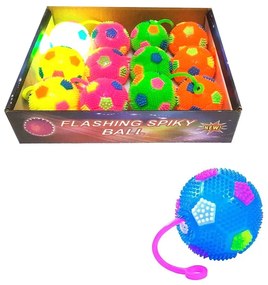 Παιχνίδι μπαλάκι με φως 12τμχ - Flashing spiky ball