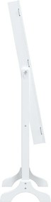 vidaXL Καθρέφτης Επιδαπέδιος Λευκός 34 x 37 x 146 εκ.