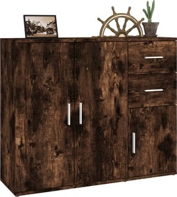 vidaXL Ντουλάπι Καπνιστή Δρυς 91x29,5x75 εκ. από Επεξεργασμένο Ξύλο