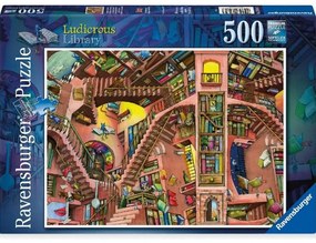 Παζλ Ludicrous Library 17484 500Τμχ. Multi Ravensburger