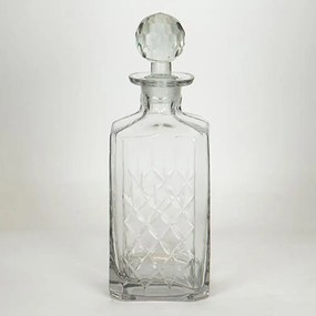 Διακοσμητική Καράφα Με Πώμα 752-10517 Φ9x26cm Clear Estheti Home Γυαλί