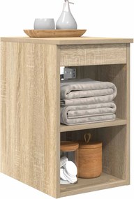 vidaXL Ντουλάπι Μπάνιου Ενδιάμεσο Sonoma Δρυς 30 x 44,5 x 50 εκ.