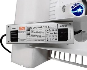 GloboStar® 115090 Φωτιστικό Οροφής για Βενζινάδικα Gas Station 140W AC 230V 19600lm 60° Αδιάβροχο IP65 Ψυχρό Λευκό 5000K