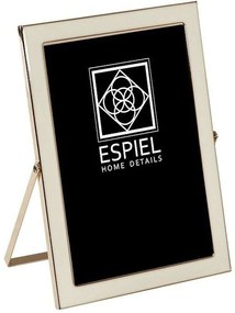 Κορνίζα FAM603 15x20cm Gold-White Espiel Metal