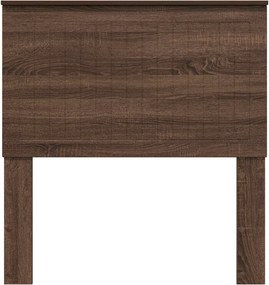 vidaXL Κεφαλάρι με κεφαλάρι Καφέ δρυς 90 cm Επεξεργασμένο ξύλο