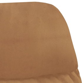 vidaXL Πολυθρόνα Relax Taupe από Συνθετικό Καστόρι