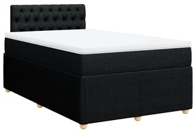 ΚΡΕΒΑΤΙ BOXSPRING ΜΕ ΣΤΡΩΜΑ ΜΑΥΡΟ 120X190 ΕΚ. ΥΦΑΣΜΑΤΙΝΟ 3287404