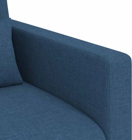 vidaXL Καναπές 180cm 2 pcs Μπλε Μέταλλο
