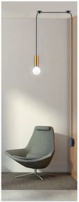 SE21-GM-4-NM1W ADEPT TUBE Gold Matt Wall Lamp+