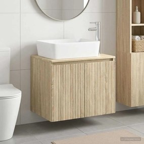 vidaXL Σετ Επίπλων Μπάνιου Sonoma Δρυς Επεξεργασμένο Ξύλο