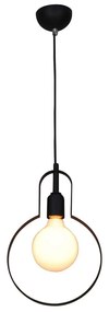 Φωτιστικό Οροφής Κρεμαστό HL-2445-1P4 77-3058 Spectre Black Homelighting Metal