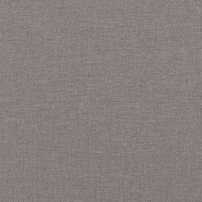 Καναπές Κρεβάτι Συρόμενος Taupe 90x200 εκ. Ύφασμα &amp; Συρτάρια - Μπεζ-Γκρι