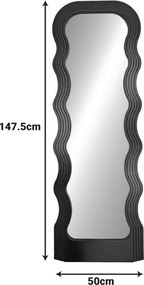 Καθρέπτης Spejo pakoworld λευκό PP 50x2.8x147.5εκ