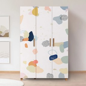 Τριφυλλη Ντουλαπα Πευκο Atlantic LEVA HEDERA PIED 48x120x189