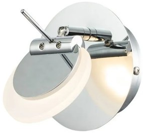 Απλίκα Φωτιστικό Τοίχου LED 6W 4000K Χρώμιο 6212 Spotlight-6212-Χρώμιο 6212