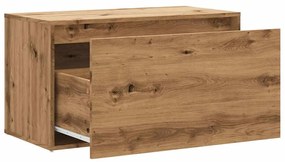 vidaXL Έπιπλο Χολ / Εισόδου τεχνίτης Δρυς 80 x 40 x 45 εκ. Μοριοσανίδα