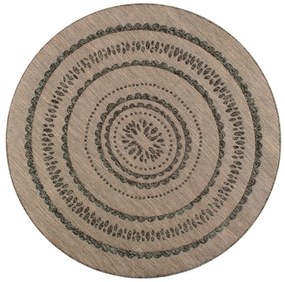 Στρογγυλό Χαλί All Season (Φ130) Polcarpet Gloria Marakes G009 Green
