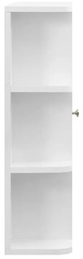 vidaXL Καθρέφτης Μπάνιου με Ντουλάπι Λευκό 66 x 17 x 63 εκ. από MDF