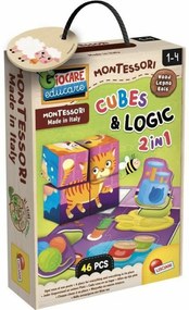 Εκπαιδευτικό παιχνίδι Lisciani Giochi Cubes &amp; Logic 2 in1 (FR)
