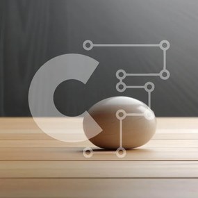 Σετ των 2 Intra Συλλεκτικό Ξύλινο Παζλ Plywood 4mm - Συμβολικό λευκό αυγό σε ξύλινο τραπέζι Σε Ξύλινο Κουτί - Διαστάσεις: 10x10 cm – 25 κομμάτια