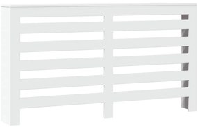 vidaXL Κάλυμμα Καλοριφέρ Λευκό 149x20x82 εκ. από Επεξεργασμένο Ξύλο