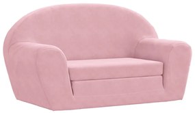 vidaXL Πολυθρόνα-Κρεβάτι Παιδική Ροζ
