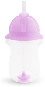 Ποτήρι Βρεφικό Με Καλαμάκι Tip &amp; Sip Cup 296ml Purple Munchkin 296ml Πλαστικό